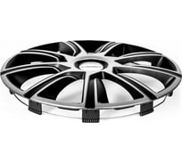 Колесные колпаки MICHELIN 13", "49 Верон", цвет: серебристо-черный, 4 шт. 300720