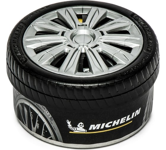 Ароматизатор воздуха MICHELIN банка в форме шины 48 гр., 30 мл., "черный оникс", 87817 1