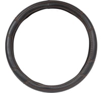 Оплетка SKYWAY Top-3 XL, черно-оранжевая, экокожа S01102080