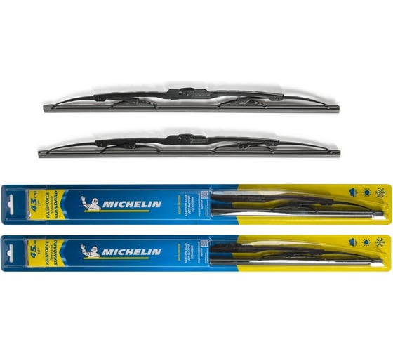 Комплект каркасных щеток стеклоочистителя MICHELIN 17" + 18"/43 + 45 см, K13917-18