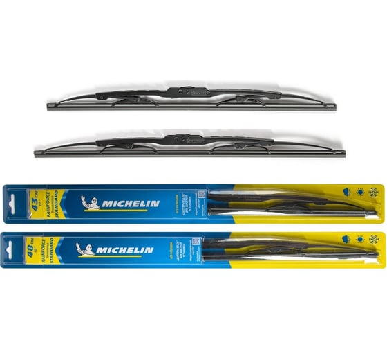 Комплект каркасных щеток стеклоочистителя MICHELIN 17" + 19"/43 + 48 см, K13917-19