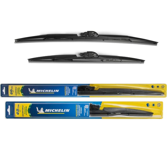 Комплект гибридных щеток стеклоочистителя MICHELIN 24" + 19"/60 + 48 см, K13324-19