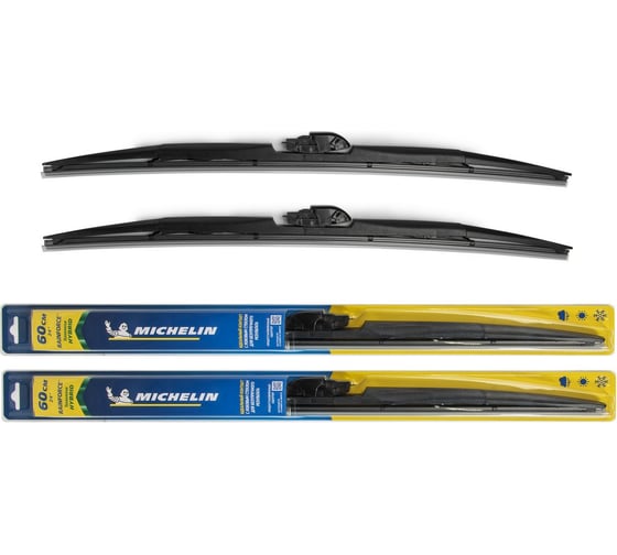 Комплект гибридных щеток стеклоочистителя MICHELIN 24" + 24"/60 + 60 см, K13324-24