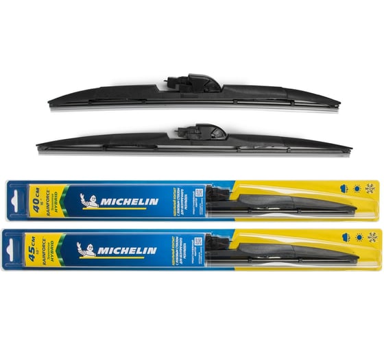 Комплект гибридных щеток стеклоочистителя MICHELIN 16" + 18"/40 + 45 см, K13316-18