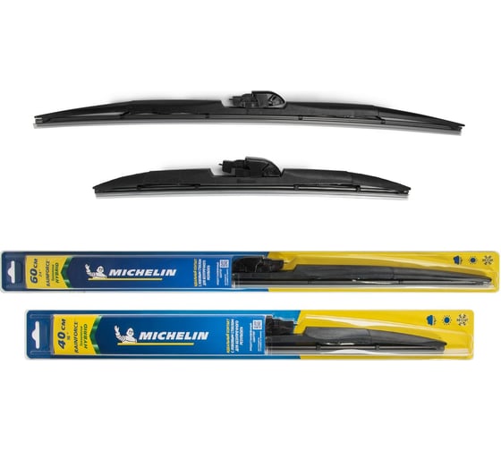 Комплект гибридных щеток стеклоочистителя MICHELIN 24" + 16"/60 + 40 см, K13324-16