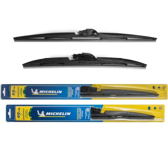 Комплект гибридных щеток стеклоочистителя MICHELIN 22" + 16"/56 + 40 см, K13322-16