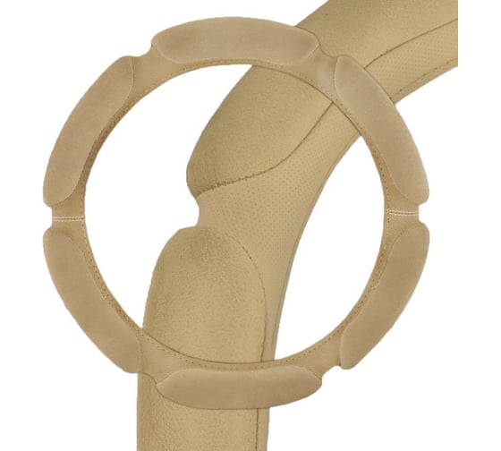 Оплетка SKYWAY Sponge classic 6 подушечек, L, бежевая, замша S01101009