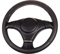 Оплетка SKYWAY FLEX-10 M, черная, экокожа S01109011