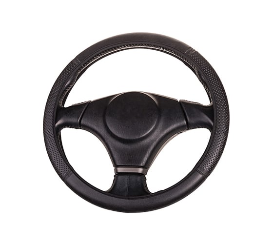 Оплетка SKYWAY FLEX-10 M, черная, экокожа S01109011 1