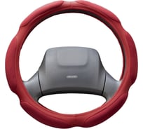 Оплетка SKYWAY Sponge classic 6 подушечек, L, красная, замша S01101010