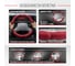 Оплетка SKYWAY Sponge classic 6 подушечек, L, красная, замша S01101010 4