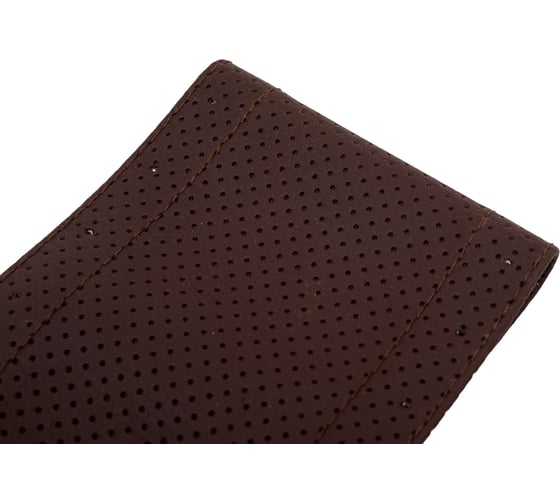 Оплетка SKYWAY Corset M, коричневая, экокожа S01102404