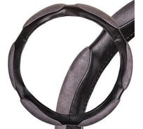 Оплетка SKYWAY Sponge classic 6 подушечек, L, черно/серая, экокожа S01102004