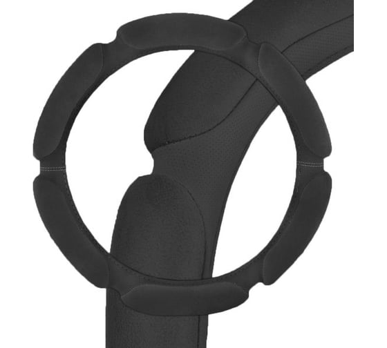 Оплетка SKYWAY Sponge classic 6 подушечек, M, черная, замша S01101018