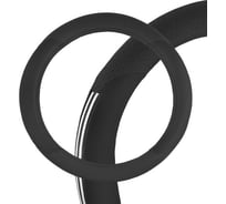 Оплетка SKYWAY Crome-1 M, черная, экокожа S01102055