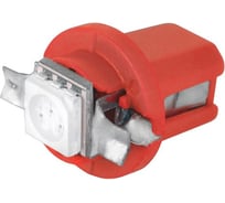 Автолампа SKYWAY диод B8.5d 12V 1 SMD диод 1-конт красная, 10 шт. S08201219