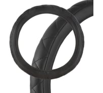 Оплетка SKYWAY Hit-2 L, черная, экокожа S01102024