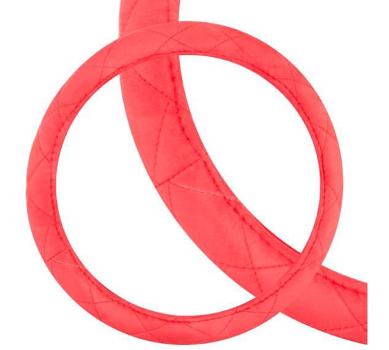 Оплетка SKYWAY Hit-1 M, красная, замша S01101054 1