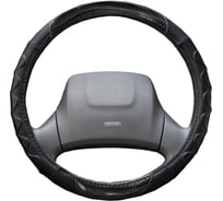 Оплетка SKYWAY Comfort-3 L, черная, экокожа S01102325