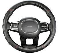 Оплетка SKYWAY Carbon-2 M, черная, экокожа S01102426