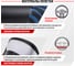 Оплетка SKYWAY Glamour-1 M, черно/синяя, экокожа S01102277 9