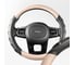 Оплетк SKYWAY Carbon-2 M, черно/бежевая, экокожа S01102427 2