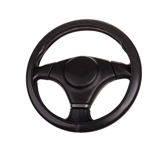 Оплетка SKYWAY FLEX-6 M, черная, экокожа S01109007 1