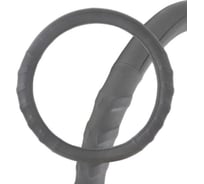 Оплетка SKYWAY Touch-2 L, темно-серая, экокожа S01102112