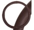 Оплетка SKYWAY Port M, коричневая, строчка кремовая, экокожа S01102453 1