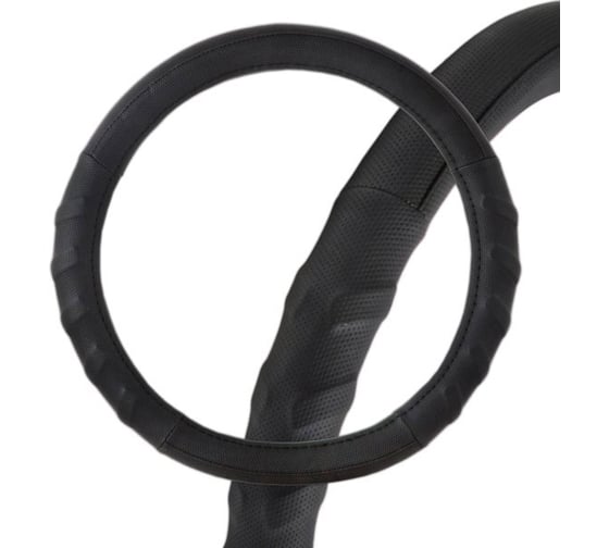 Оплетка SKYWAY Touch-2 M, черная, экокожа S01102174 1