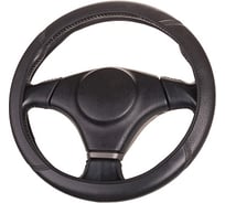 Оплетка SKYWAY FLEX-12 M ,черная, экокожа S01109013