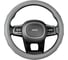 Оплетка SKYWAY Touch-3 M, серая, экокожа S01102154 2
