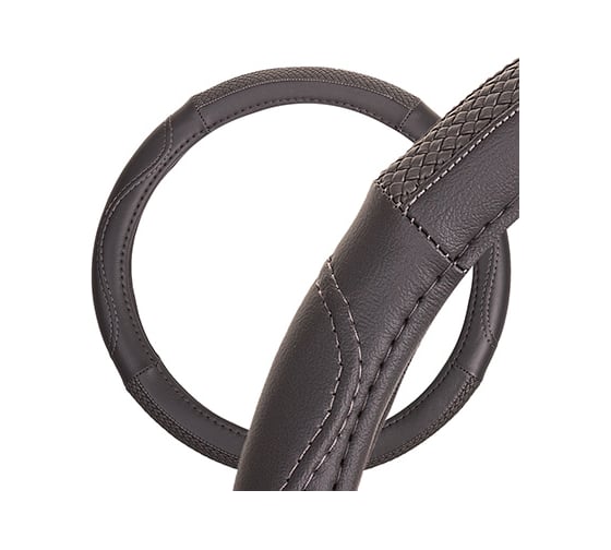 Оплетка SKYWAY Modern-7 M, серая, экокожа S01102156 1