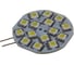 Автолампа диод SKYWAY G4, 15 SMD диодов, 1-контакт, белая, габариты, стопы S08201208 2