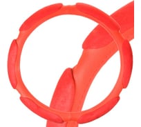 Оплетка SKYWAY Sponge air 6 подушечек, L, красная, замша S01101067