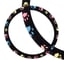 Оплетка SKYWAY Glamour-6 M, черная, вельвет S01106002 1
