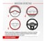 Оплетка SKYWAY Glamour-6 M, черная, вельвет S01106002 5