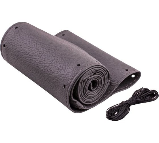 Оплетка SKYWAY Corset M, серая, экокожа S01102401 1