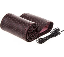 Оплетка SKYWAY Corset M, черно/красная, экокожа S01102407