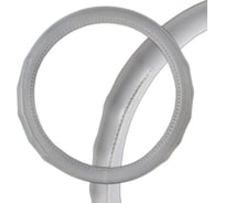 Оплетка SKYWAY Touch-3 L, серая, экокожа S01102110