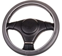 Оплетка SKYWAY FLEX-1 M, серая, экокожа S01109001