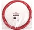 Оплетка SKYWAY Port M, красная, строчка красная, экокожа S01102452 2