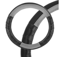 Оплетка SKYWAY Comfort-4 M, черно/серая, экокожа S01102063