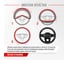 Оплетка SKYWAY Comfort-4 M, черно/серая, экокожа S01102063 20