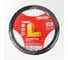 Оплетка SKYWAY Crome-1 L, черно/серая, экокожа S01102033 11