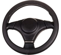 Оплетка SKYWAY FLEX-4 M, черная, экокожа S01109005