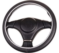 Оплетка SKYWAY FLEX-9 M, черно/серебристая, экокожа S01109010