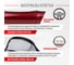 Оплетка SKYWAY Luxury-7 M, черно/красная, экокожа S01102434 5