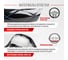 Оплетка SKYWAY Luxury-5 M, черная с синей прострочкой, полиэстер S01105003 12