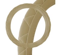 Оплетка SKYWAY Hit-2 M, бежевая, экокожа S01102035